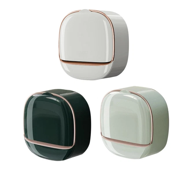 Ensemble Salle De Bain En Bronze Motif Cygne - Porte-savon, Serviettes, Miroir - Occasion