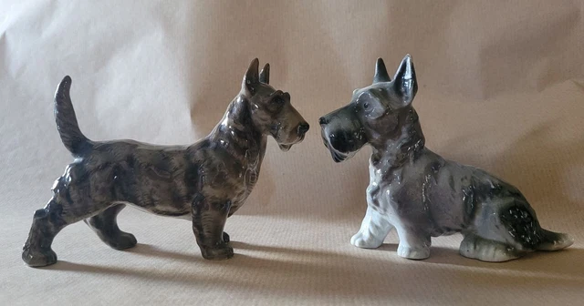 Scottish Terrier Gartenfigur Aus Edelrost – Handgefertigt, Witterungsbeständig, Ca. 44x60 Cm (Metall)