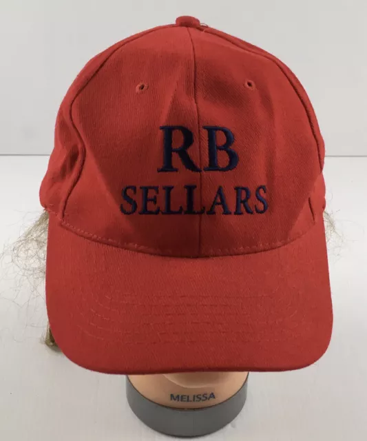 RB Sellars Adjustable Red Cotton Cap Baseball Cap Hat Country Wear