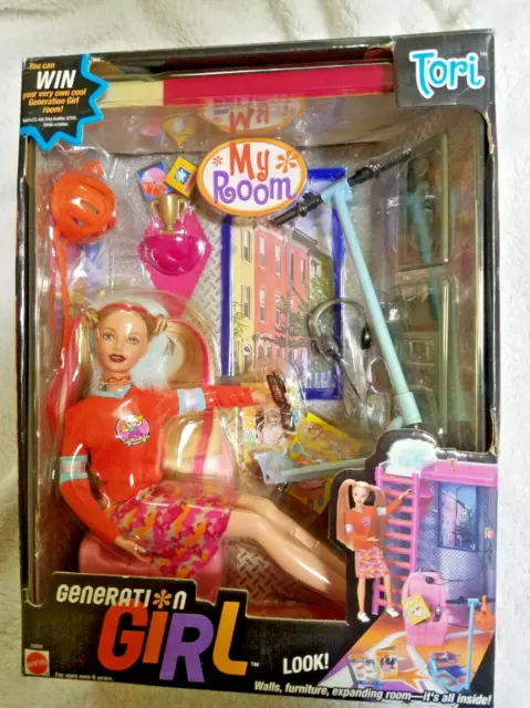 Barbie Generation Girl My Room Tori  2000 Barbie Doll Vintage NRFB Rare NICE!