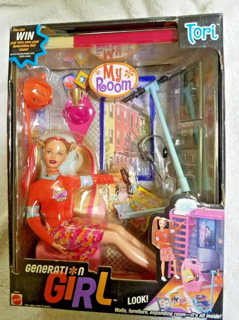 Barbie Generation Girl My Room Tori 2000 Barbie Doll Vintage NRFB Rare NICE! Barbie Generation Girl My Room Tori 2000 Barbie Doll Vintage NRFB Rare NICE!