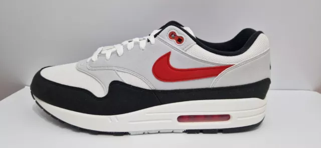 Nike Air Max 1   "Chili 2.0" weiss grau rot schwarz   Gr.47,5