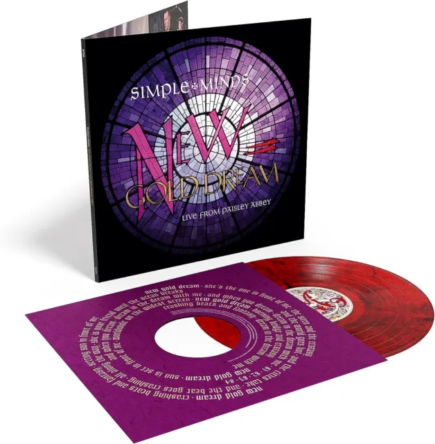 Simple Minds New Gold Dream Live From Paisley Abbey RED VINYL (Released 27/10)