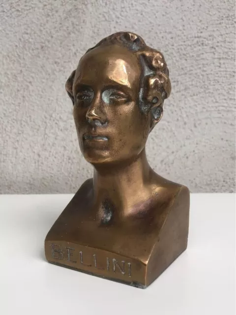 Scultura in bronzo Vincenzo Bellini