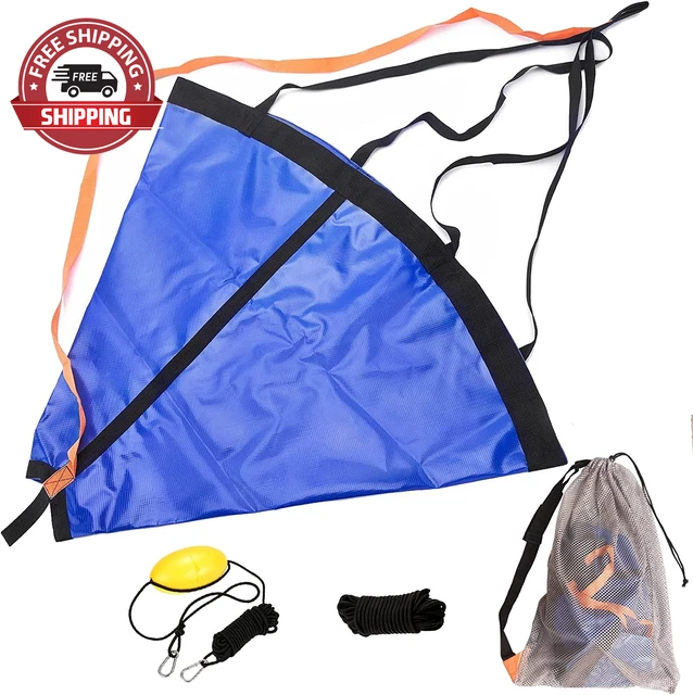 Drift Sock with Dump Line,Harness and Buoy Kit for Fishing Boat/Kayak/Pontoon (5