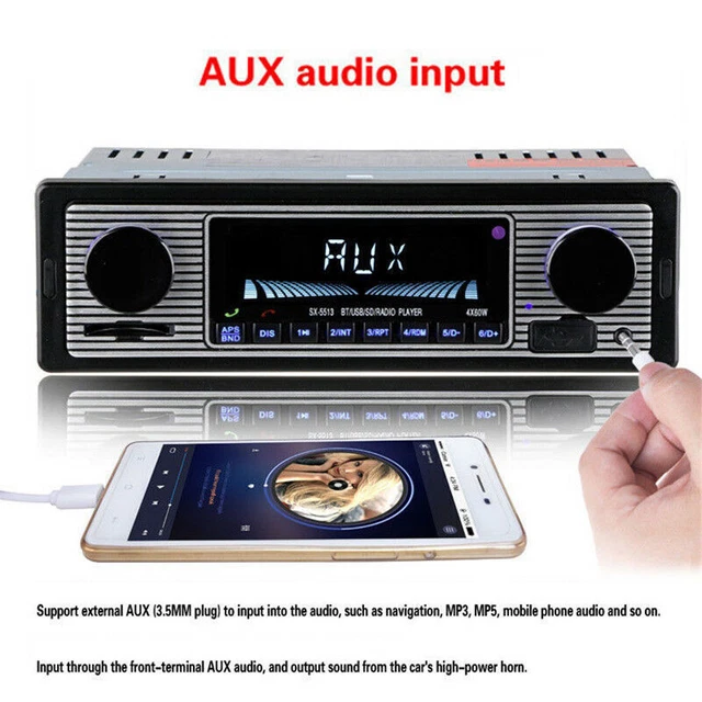 US Digital Bluetooth Audio USB/SD/FM/WMA/MP3/WAV Radio Stereo Player w/ Remote