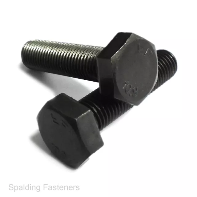 BSF High Tensile Grade R Self Colour Steel Fully Threaded Hex Bolts 1/4"   1/2"