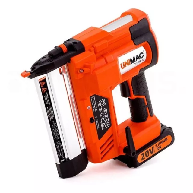 UNIMAC Brad Nailer Staple Gun Cordless 2-in-1 Lithium 20V Nail Gun 18ga Nails