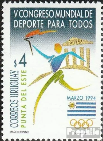 Uruguay 2027 (kompl.Ausg.) postfrisch 1994 Weltkongreß