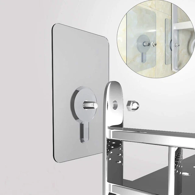 30 Pcs Seamless Self Adhesive Hanging Nail Screw Stickers Punch-free Wall Hook 6