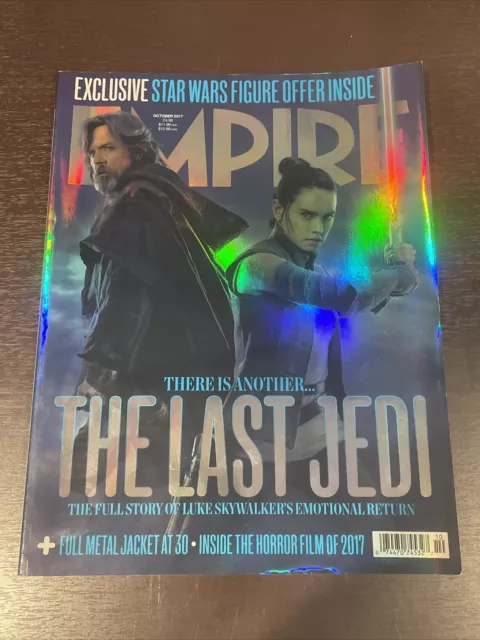 Star Wars The Last Jedi Luke Skywalker Rey Empire Magazine October 2017 Like New