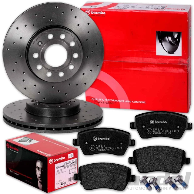 DISCHI FRENO BREMBO SPORT 269mm + PASTIGLIE ANTERIORI adatte per RENAULT MEGANE 4 IV