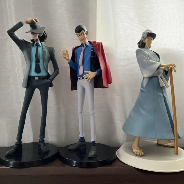 Lupin The Third DX Figure Lot of 3 Set Daisuke Jigen Goemon Ishikawa Banpresto