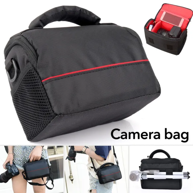 Waterproof DSLR SLR Camera Shoulder Bag Padding Insert Case For Nikon Canon Sony