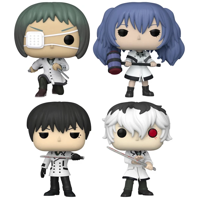 Funko Pop Lotto Pacchetto Di 4 Tokyo Ghoul - Haise Sasaki,Saiko Yonebayashi &
