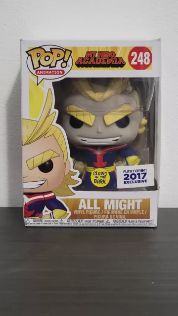 Funko Pop! My Hero Academia 248 All Might Glow GITD (Funimation 2017 Exclusive)