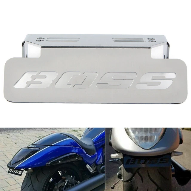 For Suzuki BOULEVARD M109R/INTRUDER M1800R Chrome Rear License Plate Frame