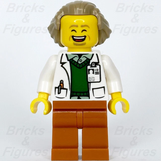 LEGO® TOWN CITY Dr. Barnaby Wylde Minifigure Space Port 60351 cty1428 Doctor New EUR 13,10