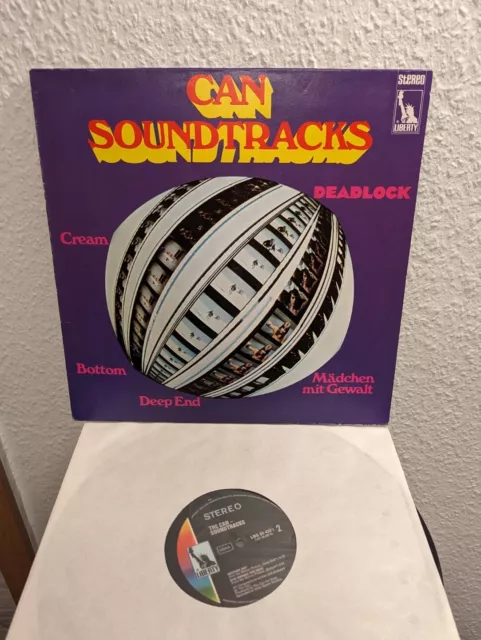 THE CAN Soundtracks Rare 70' Krautrock Prog Original Vinyl lp Liberty LBS 83438I