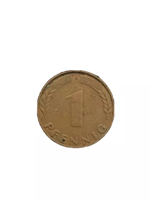 1 pfennig bank deutscher länder 1949 j