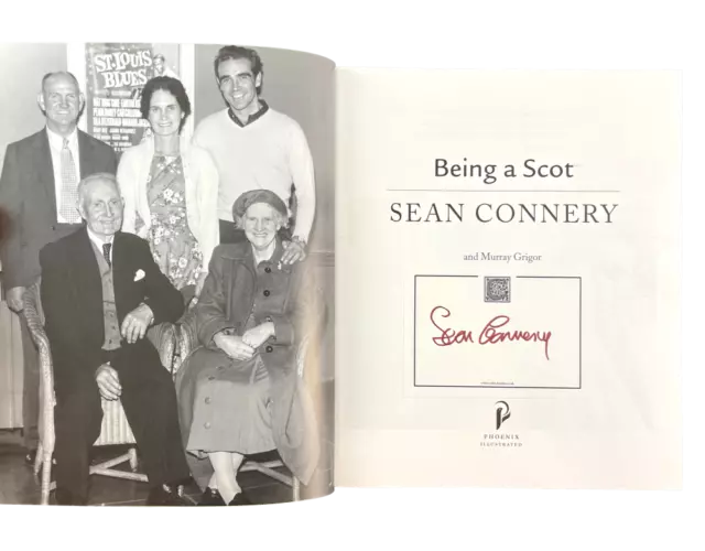 Sir Sean Connery Signed Autograph Being A Scot Book - James Bond 007 Very Rare!