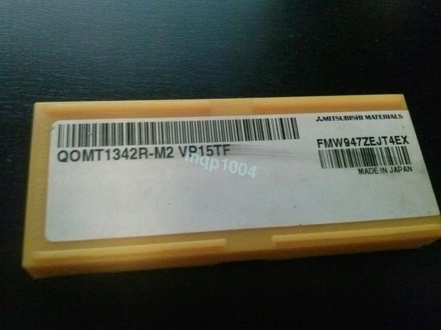 10PCS/Box MITSUBISHI QOMT 1342R-M2 VP15TF Carbide Inserts New In Box