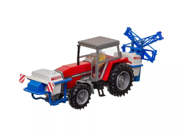 Britains Massey Ferguson 3680 Traktor mit Evrard Fronttank und Spritze 1:32 - 15