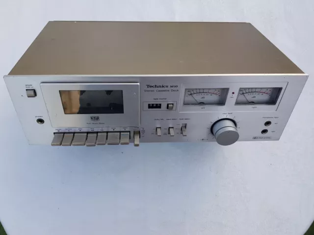 TECHNICS RS-M10 M10CASSETTE DECK VINTAGE PLATINE K7 Non testé