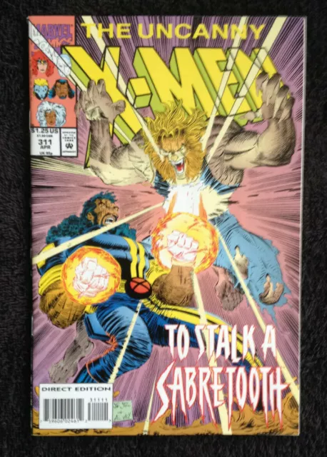 Uncanny X-MEN # 311 Vol 1 (Marvel Comics 1994) Bishop Sabretooth JOHN ROMITA JR.