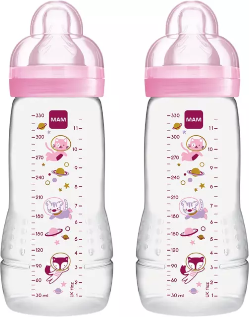 MAM EASY ACTIVE Baby Bottiglia con tettarelle MAM a flusso rapido taglia 3,  confezione doppia bambino EUR 17,48 - PicClick IT