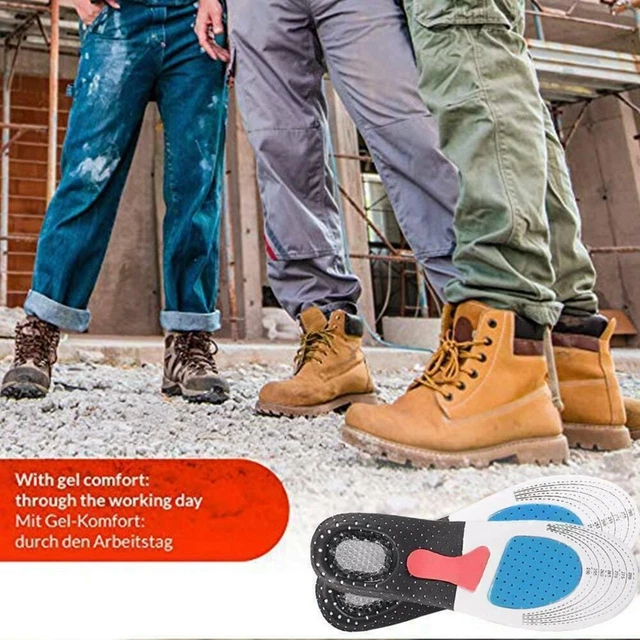 Totalmente Nuevas Plantillas Tacón Ortopédico Zapatos de Trabajo Deportivos 1 Par