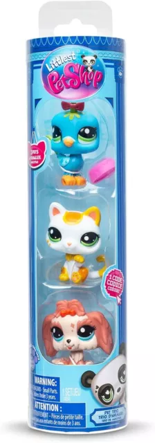 Neuf Littlest Pet Shop Bandai Animal Trio Tube City Vibes 2