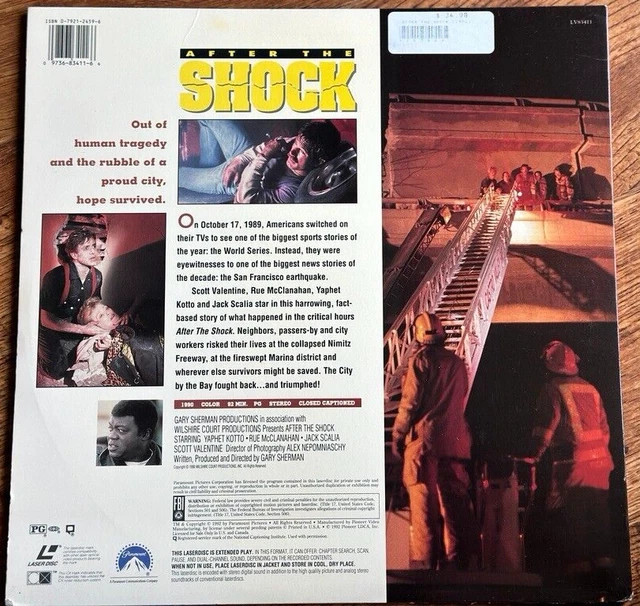 AFTER THE SHOCK LaserDisc US NTSC 1990 San Francisco Earthquake TV