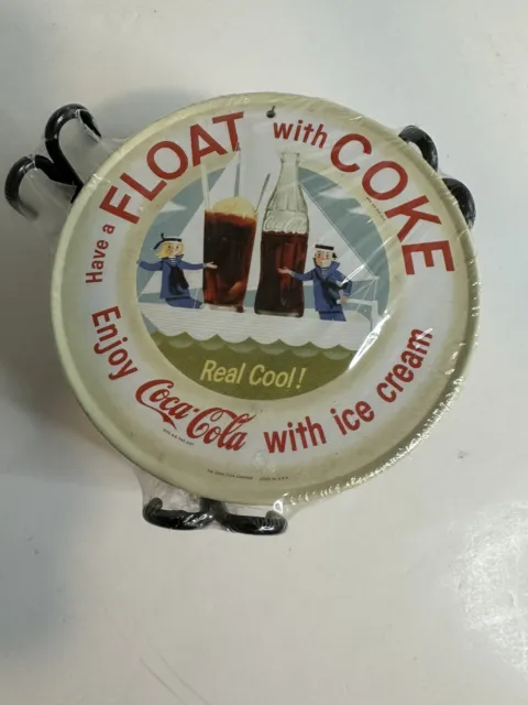 Float With Coke Coaster Set and Holder Unopened