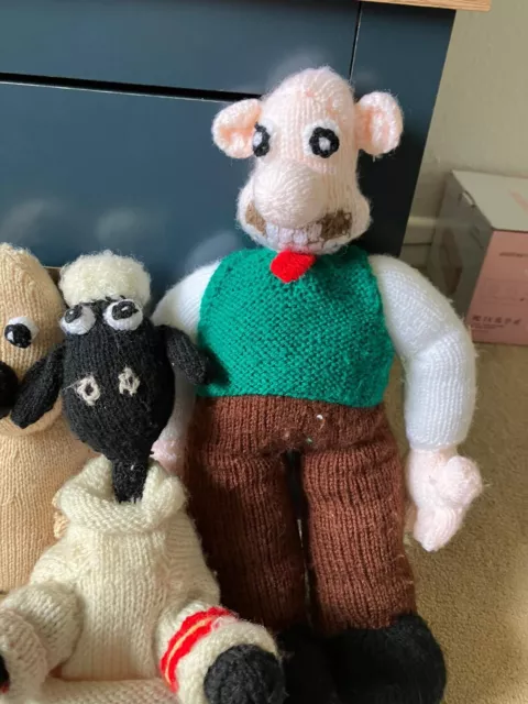 Wallace And Gromit Knitted Toys