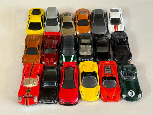 Hot Wheels-Matchbox-YATMING Euro Cars Ferrari-Lamborghini-Porsche-Jaguar Lot 18