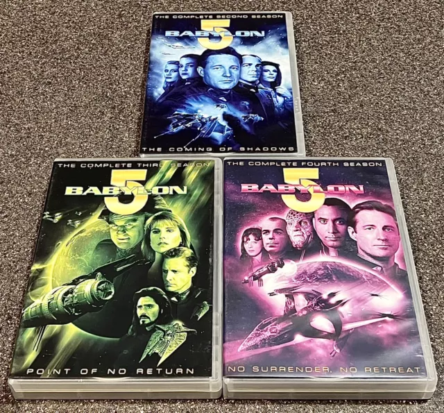 Babylon 5: The Complete 2nd, 3rd & 4th Season DVD Sets - FULLY TESTED!!