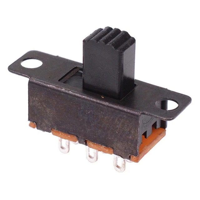 5 Interruttori A Levetta Miniatura SPDT On/Off/On 3A 250VAC | Componenti Elettronici Per Pannello Con Foro 6 Mm