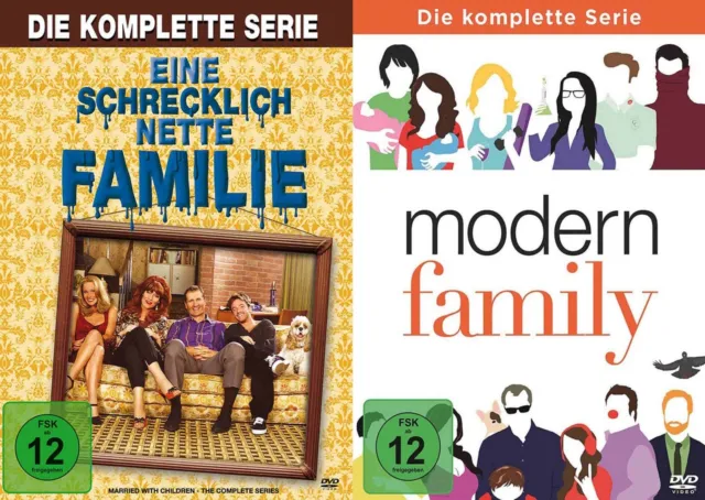 Eine schrecklich nette Familie + Modern Family - Serien im Set # 68-DVD-NEU