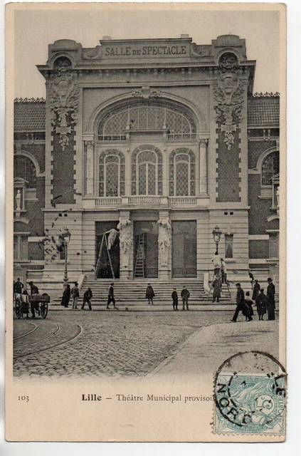 LILLE - North - CPA 59 - Showroom - Provisional Theatre