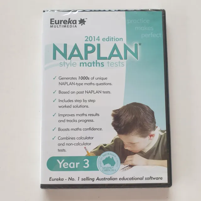 NAPLAN Style Maths Tests (2014 Edition) Year 3 Australian Education (PC CD-Rom)