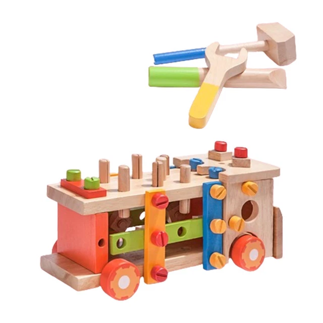 Kit 9 outils de jardin Manche bois VITOGARDEN Inox et Fer forgés à la