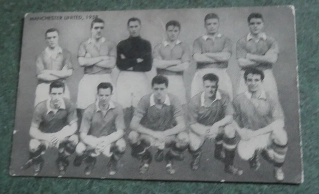 1958 Manchester United Fc Berühmte Mannschaft In Der Fussballgeschichte Karte Dc Thomson