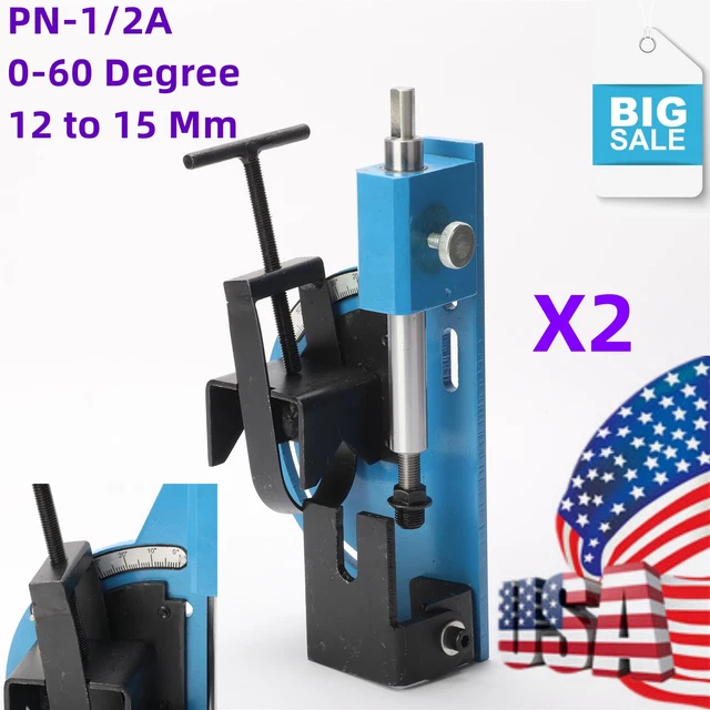 2PCS Hole Saw Tube Pipe Notcher Tool 0-60 Degree Notch Tubing Industrial New