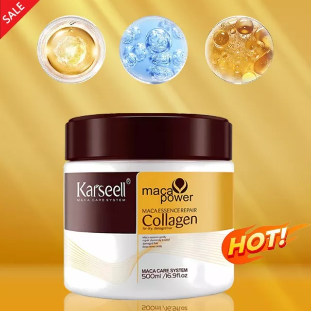 Karseell Maca Power Hair Mask Collagen Treatment Argan Oil Coconut conditioner