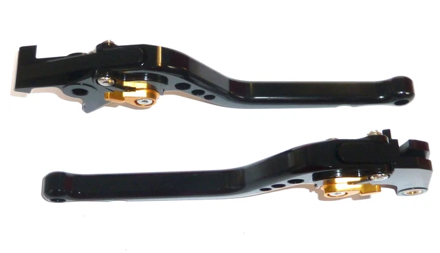 Leviers Long CNC Noir - Pour Suzuki GSX 1400 (2001-2012) - Neufs Sous Emballage - Custom Moto