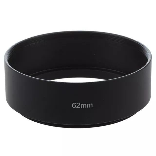 62mm Screw Mount Metal Lens Hood for Digital Video Camera G9O77055