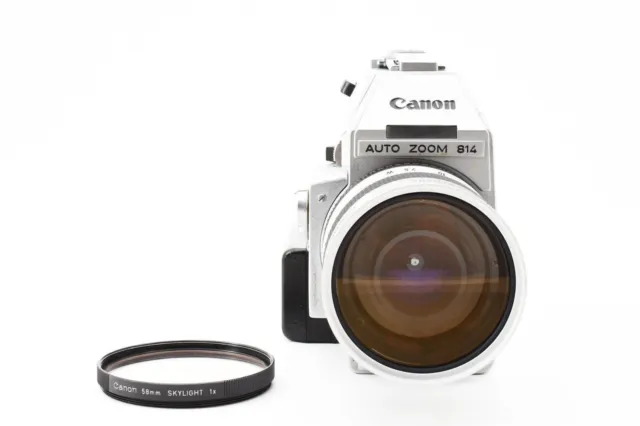 🌟 N-Mint 🌟 Canon Auto Zoom 814 Super8 Film Movie Camera 7.5 - 60mm F/1.4...