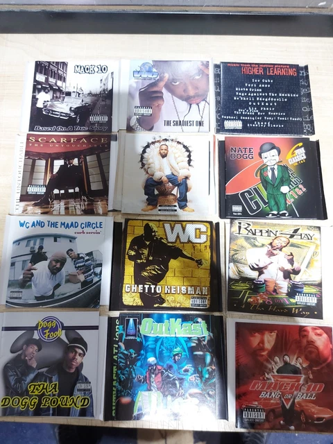 Rap Hip Hop Cd Booklet Art Lot Nate Dogg Wc Scarface No Discs 11 69