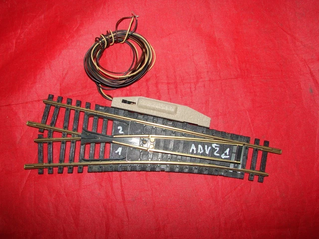 Aiguillage Fleischmann HO 6142 – Droit Enroulé, Voie 2 Rails, Profi (Occasion)